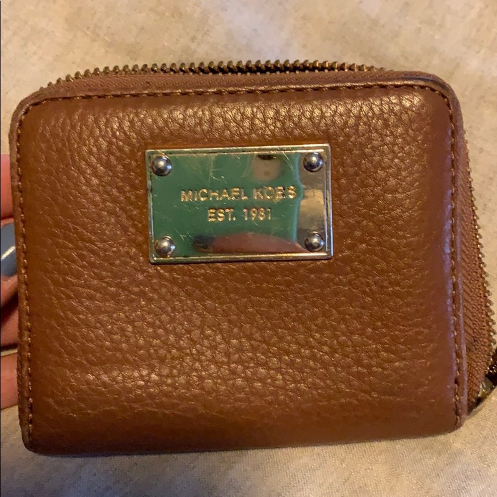 Brown Leather Small Wallet
